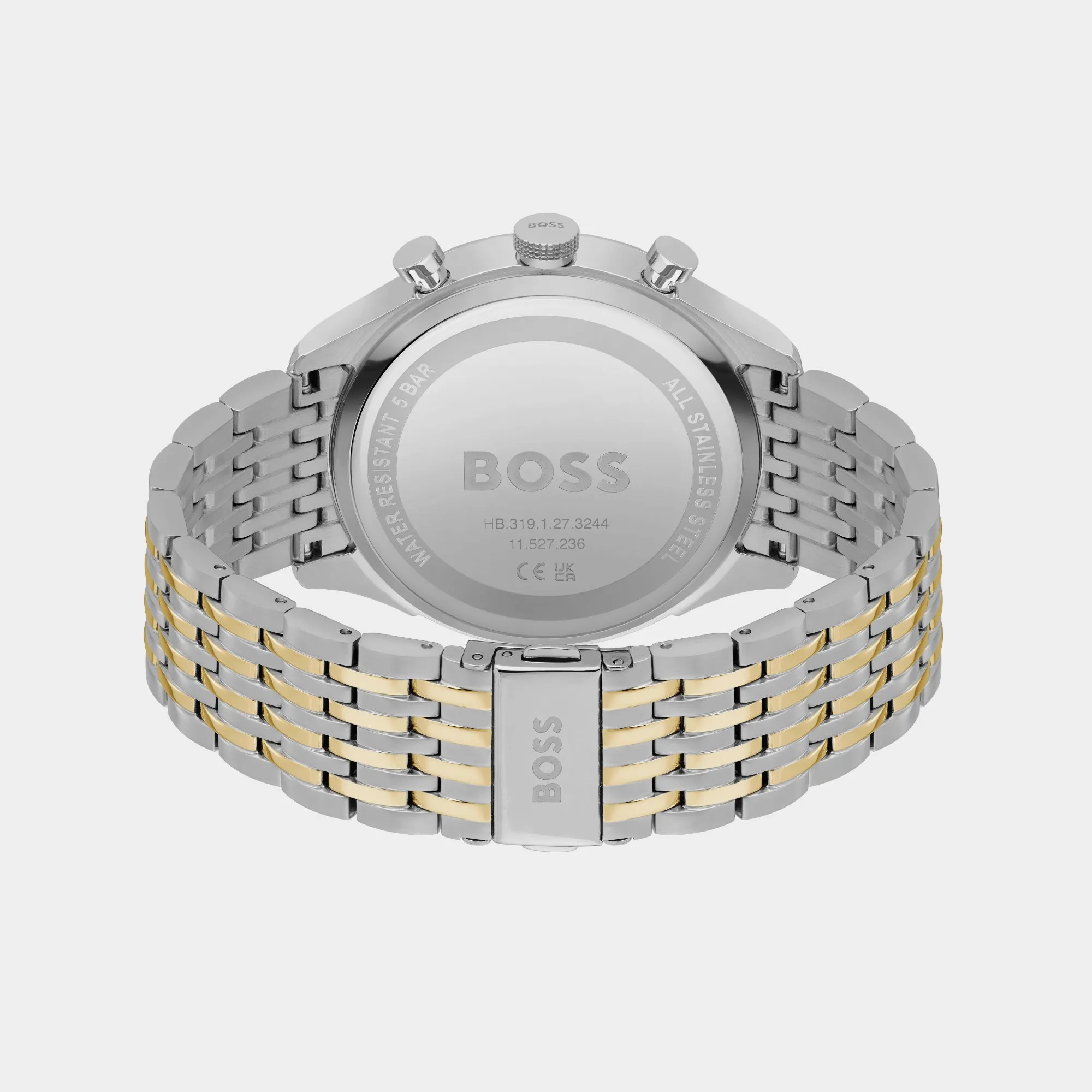 Gregor Men Grey Chronograph Stainless Steel Watch 1514053