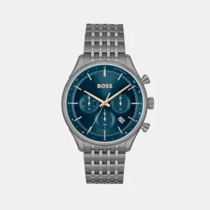 Gregor Men's Blue Chronograph Stainless Steel Watch 1514083