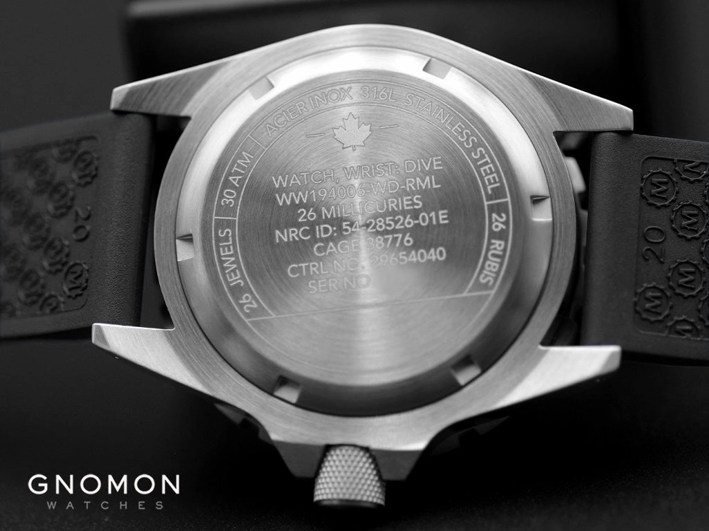GSAR GSAR NGM Diver Automatic Arctic Red Maple Edition - Rubber Ref. WW194006SS-1630