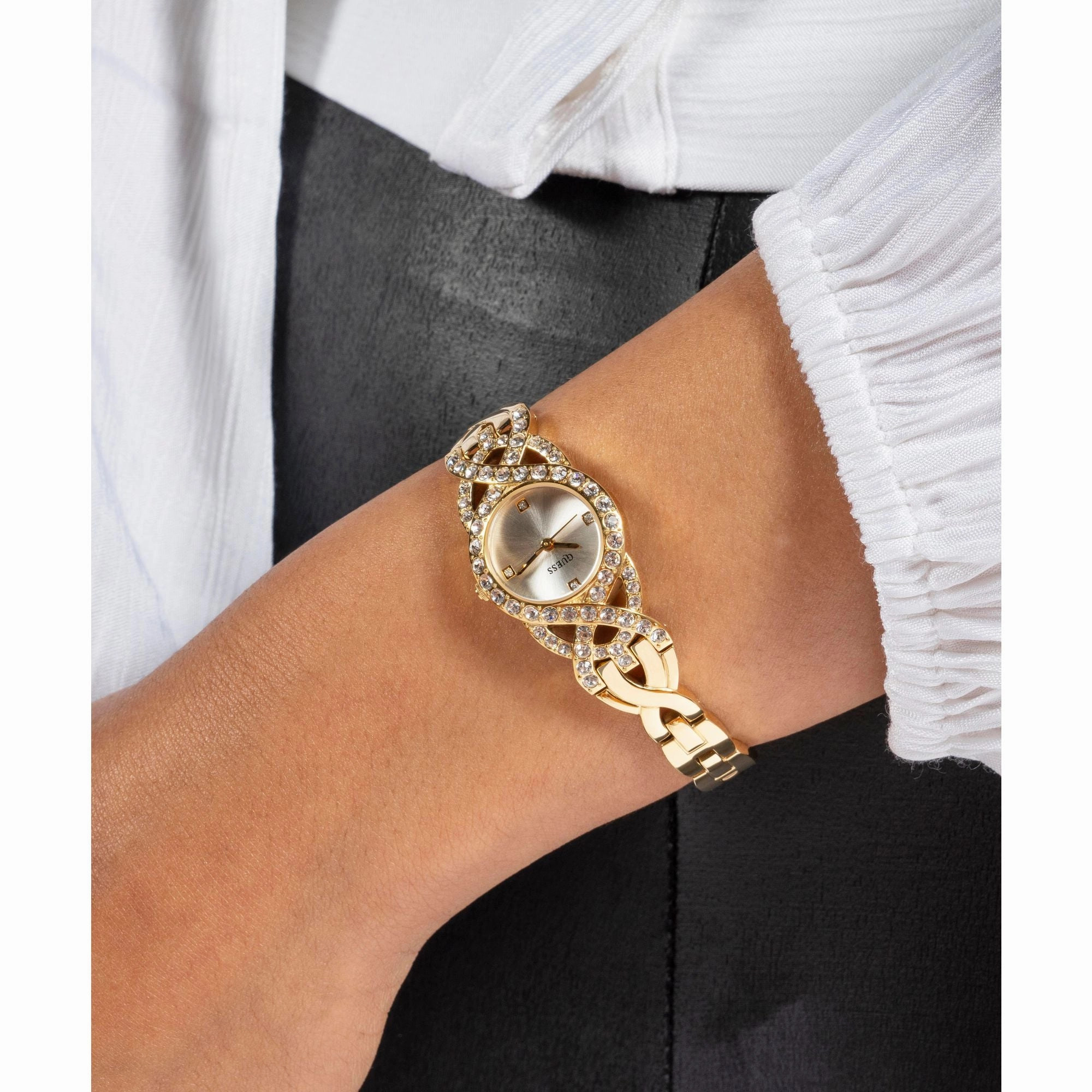 Guess Adorn Gold-Tone Analog Watch GW0682L2