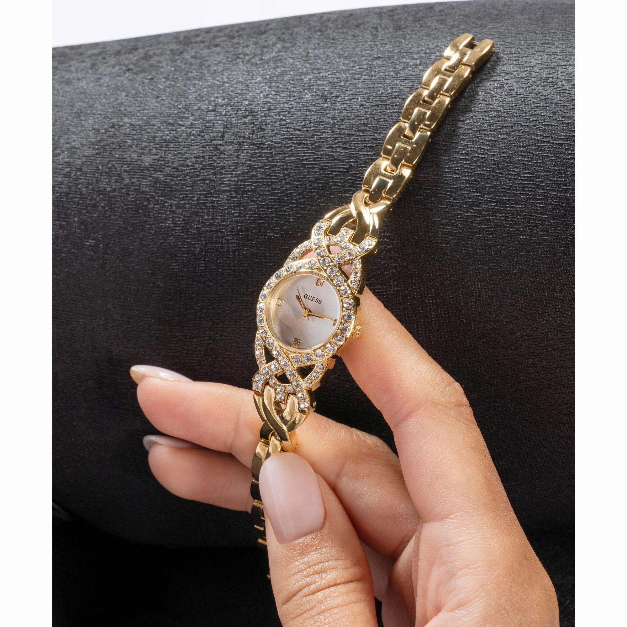 Guess Adorn Gold-Tone Analog Watch GW0682L2