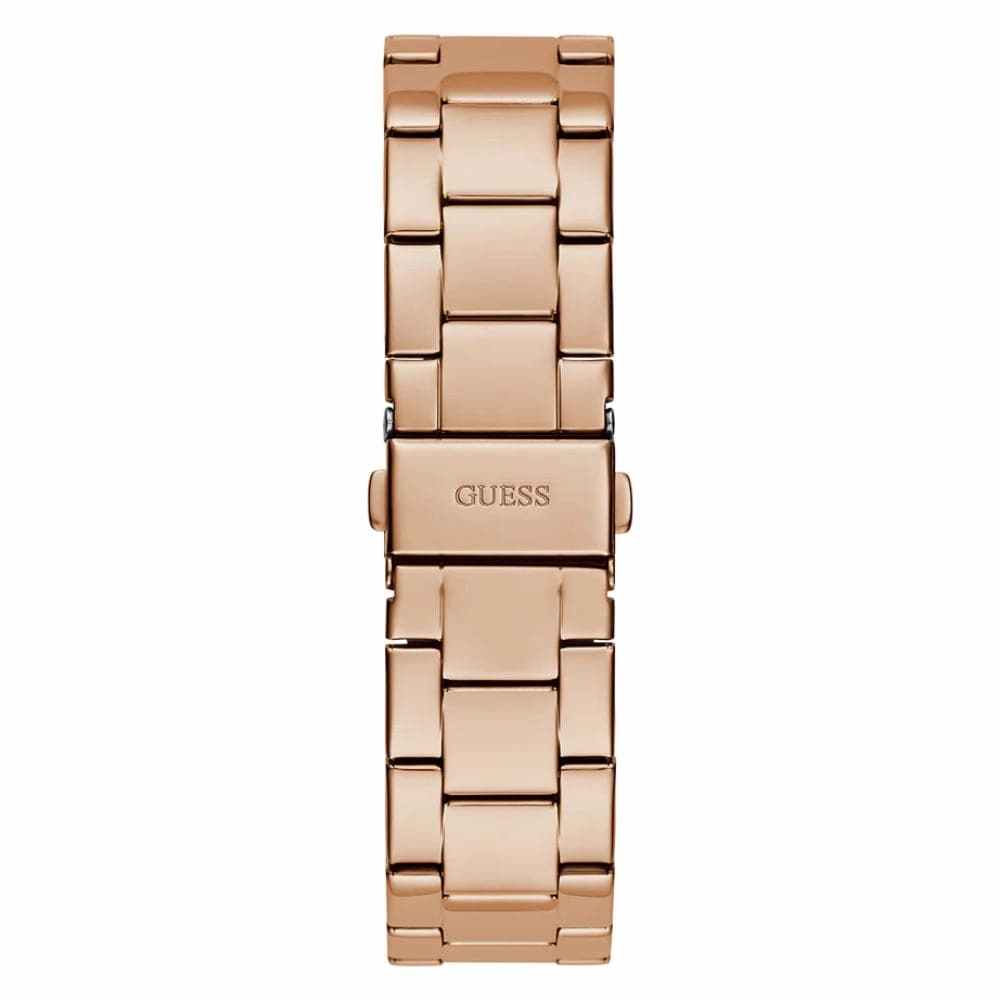 Guess Analog Multicolor Dial Rose Gold Stainless Steel Strap Women Watch GW0607L3