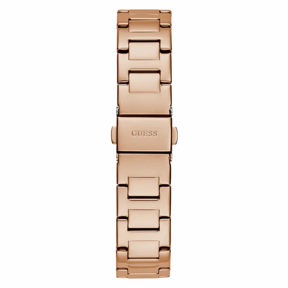 Guess Analog Rose Gold Stainless Steel Strap Women Watch GW0615L3