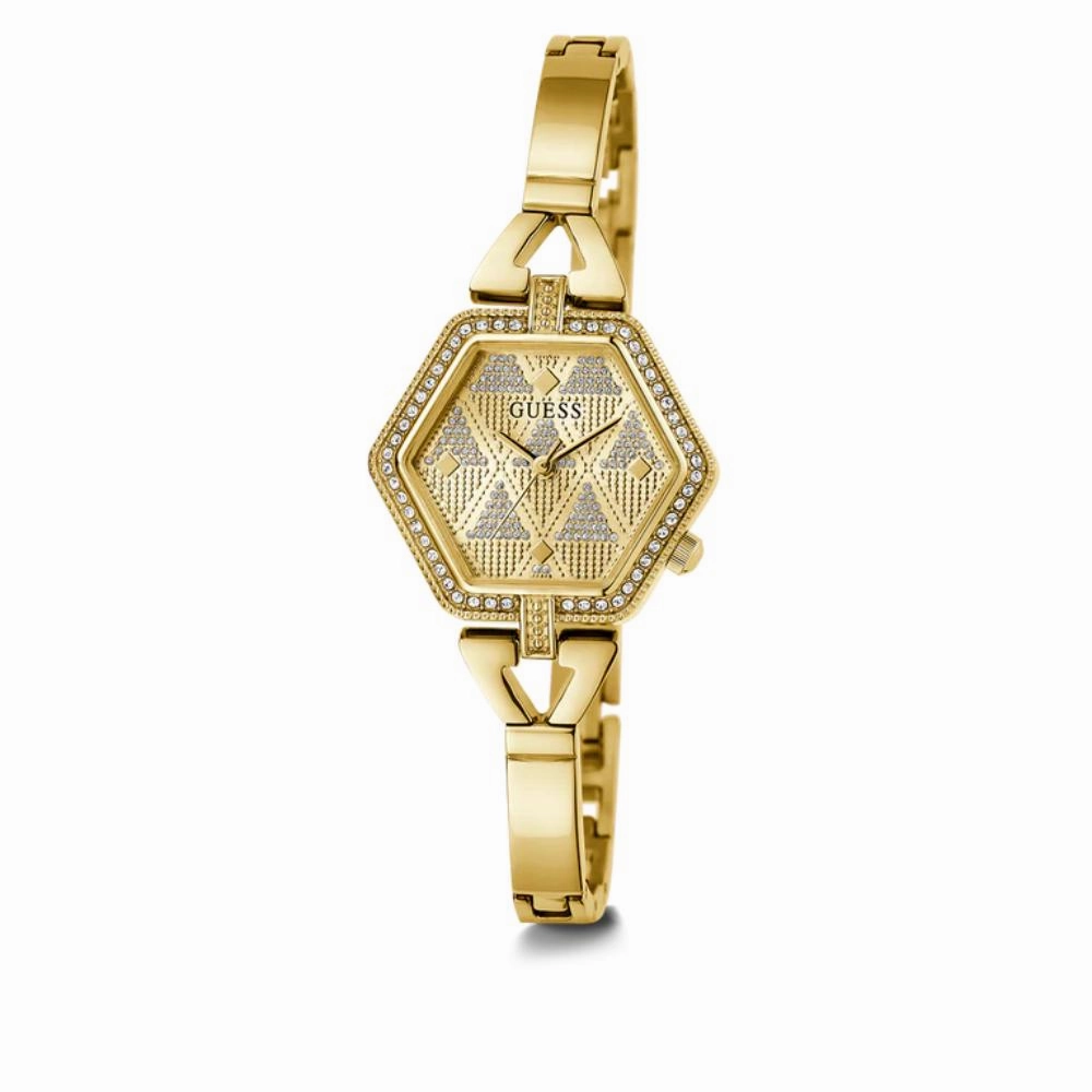 Guess Audrey Glitz Analog Gold Tone Women's Watch GW0680L2