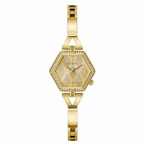 Guess Audrey Glitz Analog Gold Tone Women's Watch GW0680L2