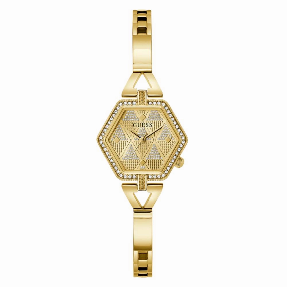 Guess Audrey Glitz Analog Gold Tone Women's Watch GW0680L2