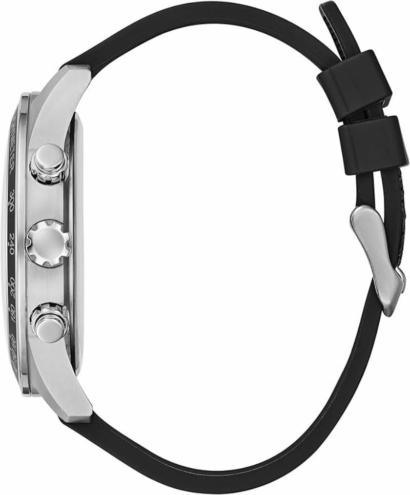 Guess Black Dial Fabric Strap Watch GW0206G1