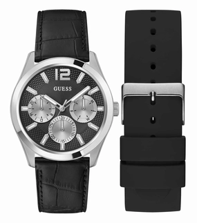 Guess Black Leather Zen Watch GW0809G1