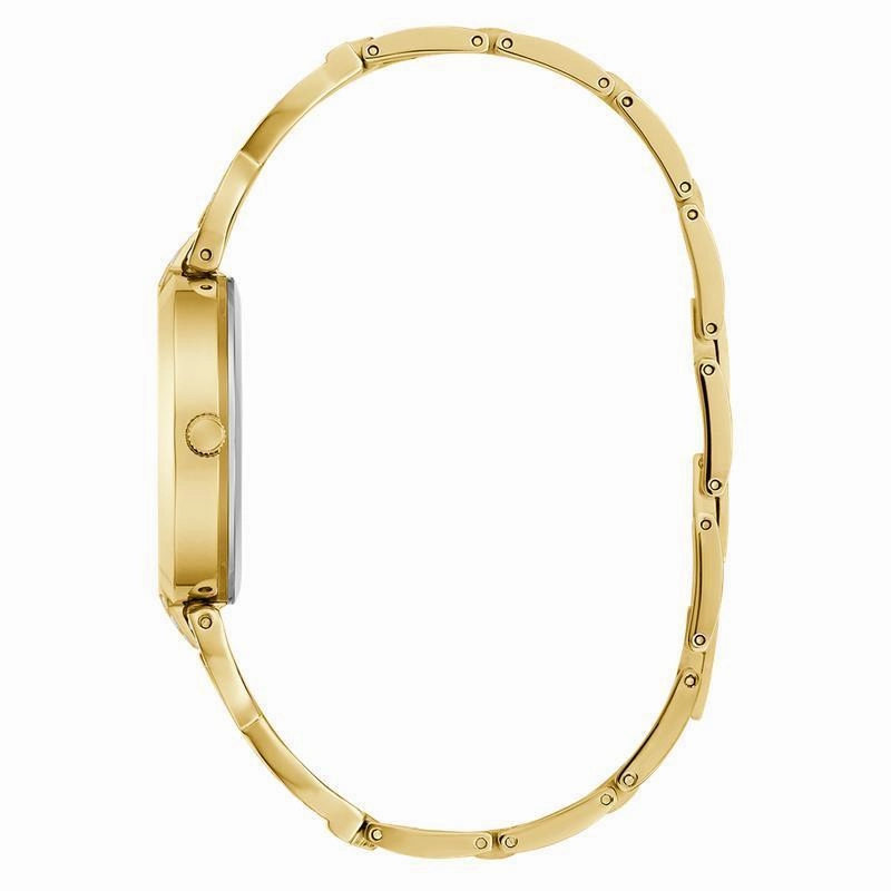 Guess Ladies Gold Tone Analog Watch