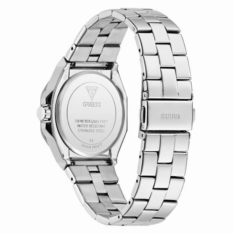 Guess Ladies Silver Tone Analog Watch