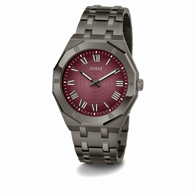 Guess Mens Gunmetal Tone Analog Watch GW0575G5