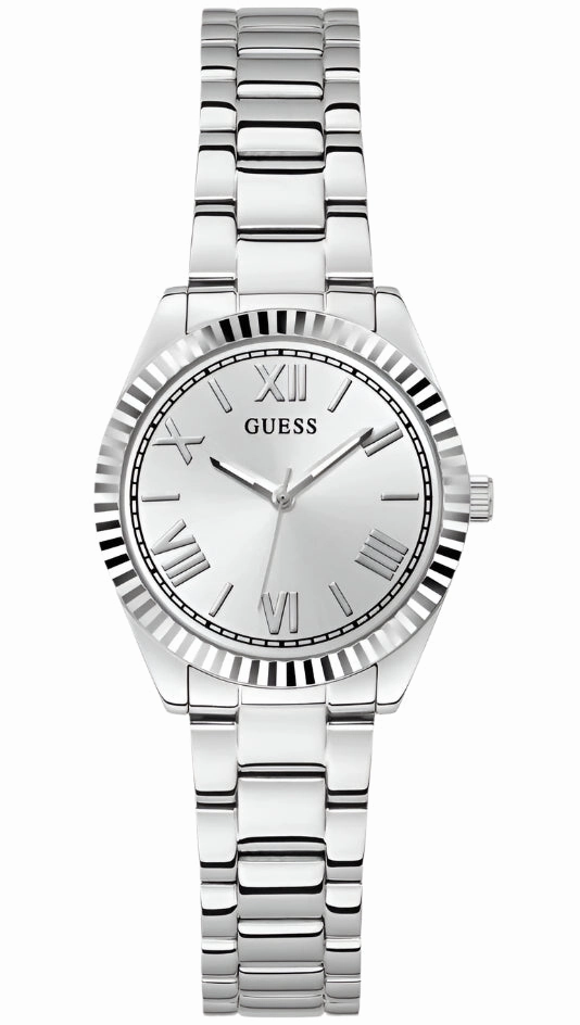 Guess Mini Luna Silver Dial Stainless Steel Watch GW0687L1