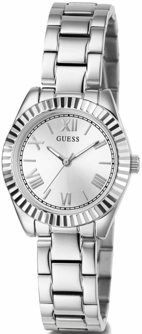 Guess Mini Luna Silver Dial Stainless Steel Watch GW0687L1