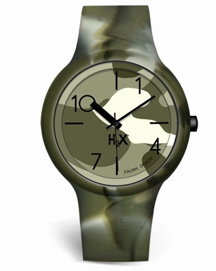H2X - One 43mm (Orologio con 4 cifre arabe, 12 colori disponibili)