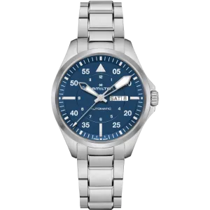 HAMILTON - KHAKI AVIATION PILOT DAY DATE AUTO H64635140