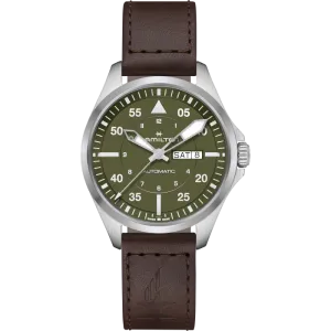HAMILTON - KHAKI AVIATION PILOT DAY DATE AUTO H64635560