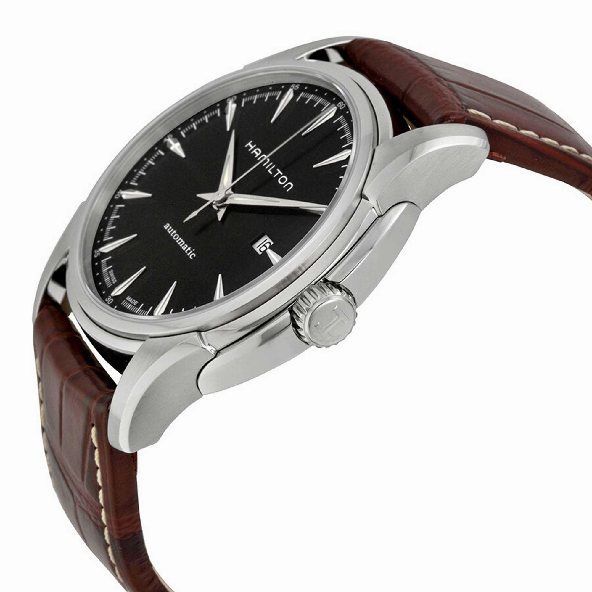 Hamilton Men's Watch - Jazzmaster Viewmatic Power Reserve Brown Strap | H32715531