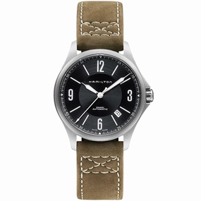 Hamilton Men's Watch - Khaki Aviation Automatic Silver Dial Black Strap | H76565725