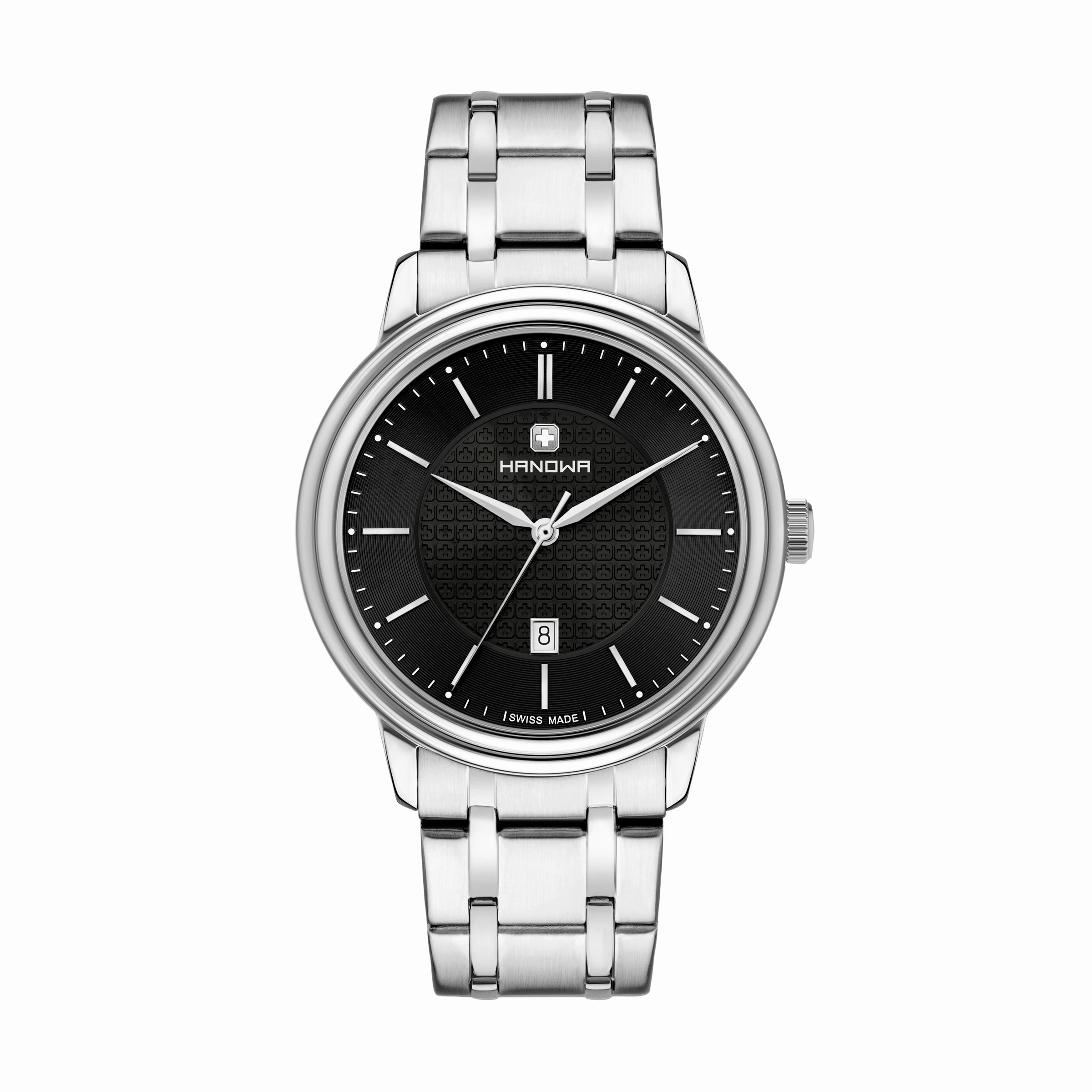 HANOWA - 16-5087.04.007 - MEN'S STAINLESS WRIST WATCH