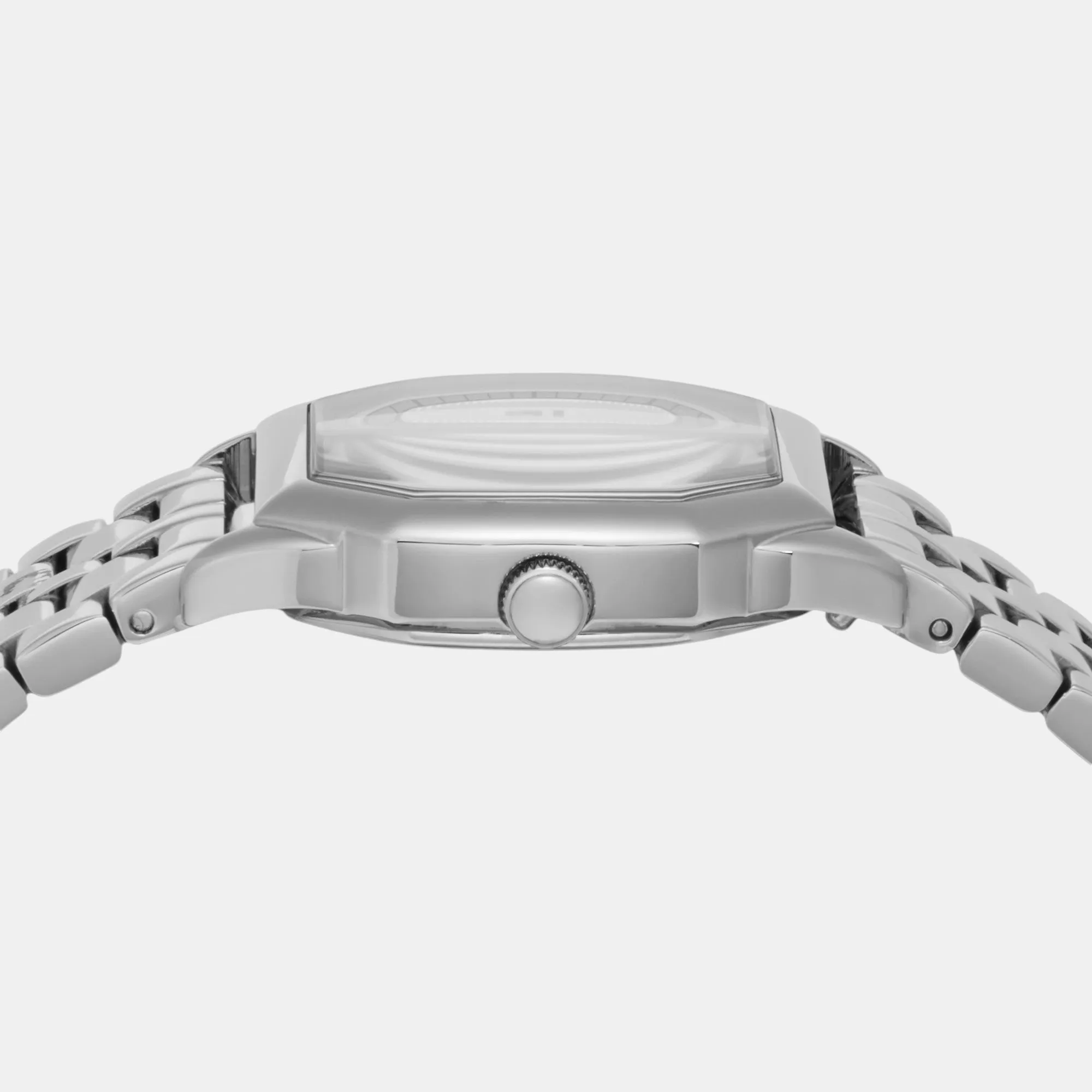 Harlow Women Quartz Cream Dial Analog Stainless Steel Watch ES5363