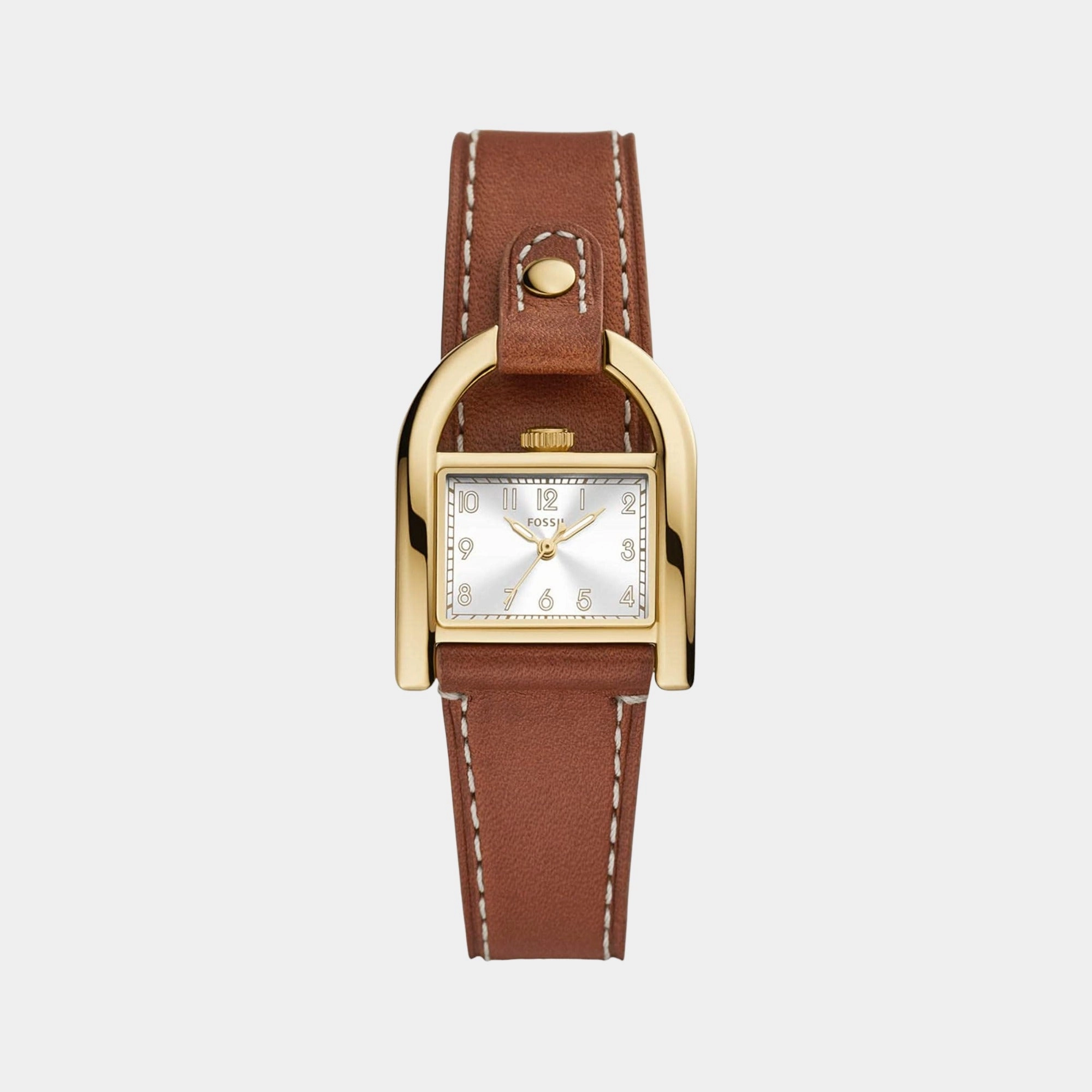 Harwell Women Quartz White Dial Analog Leather Watch ES5264