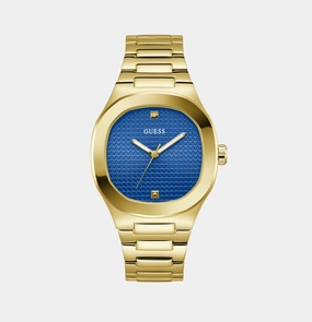 Headline Men Blue Analog Stainless Steel Watch GW0662G2