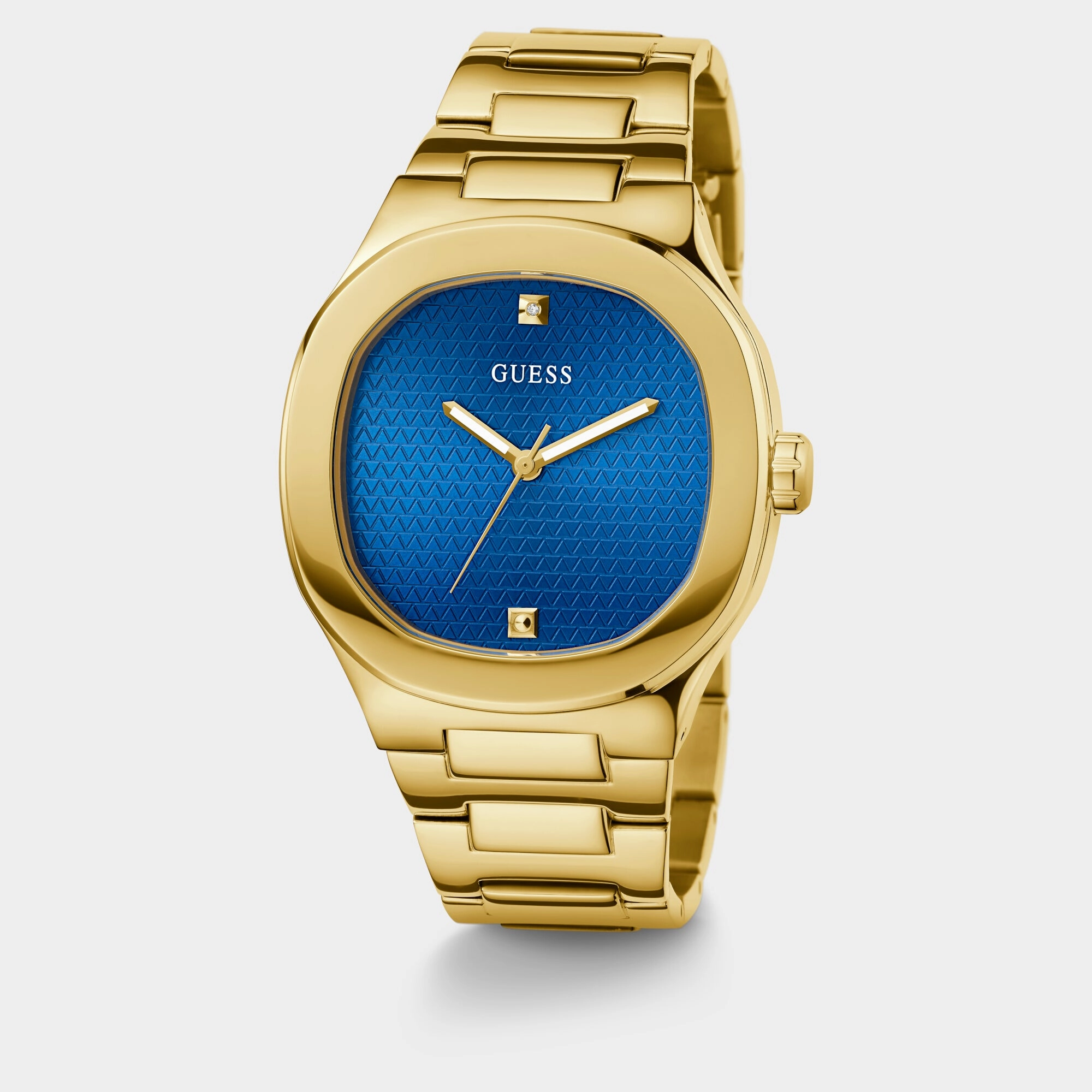Headline Men Blue Analog Stainless Steel Watch GW0662G2