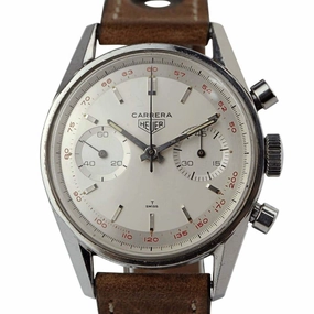 Heuer Carrera 3647T 'Red Tachymetre' Men's Vintage Watch
