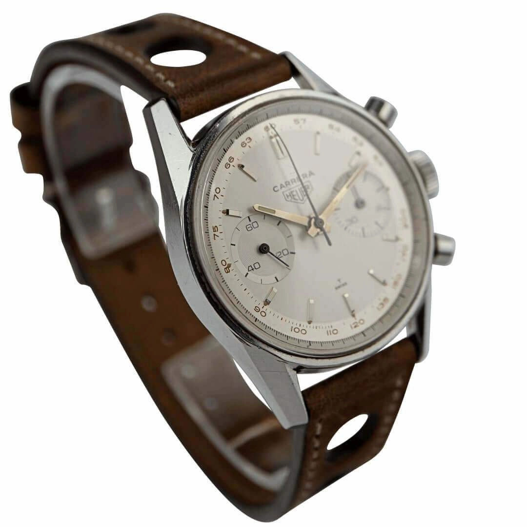Heuer Carrera 3647T 'Red Tachymetre' Men's Vintage Watch
