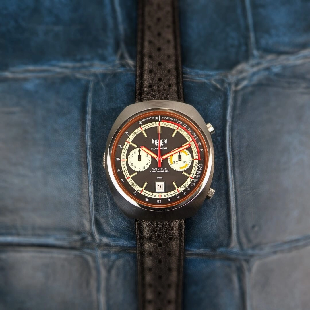 Heuer Montreal Ref. 110503N NOS, 1972 Men's Vintage Watch