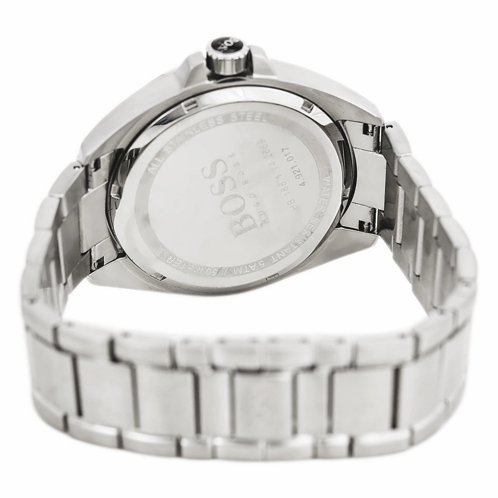 Hugo Boss 1513040 Men's Silver Dial Stainless Steel Bracelet Watch