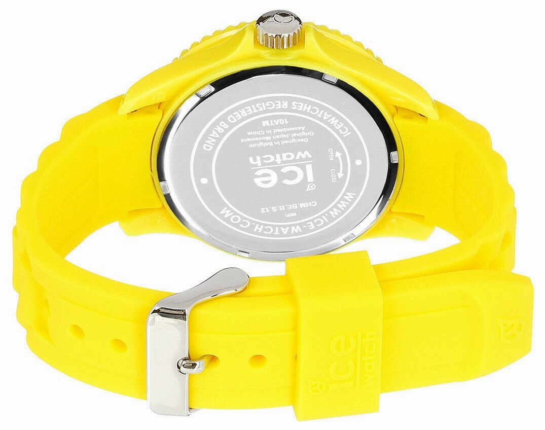 Ice-Watch Ice-Forever Sili Collection Polyamide & Silicon Mens Yellow Watch SI.YW.B.S.09
