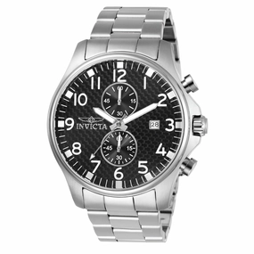 Invicta 0379 Men's Oversized Quartz Chronograph Carbon Fiber Dial Watch