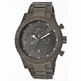 Invicta 1272 Men's Black Ion Plated Stainless Steel Black Dial Chronograph Watch