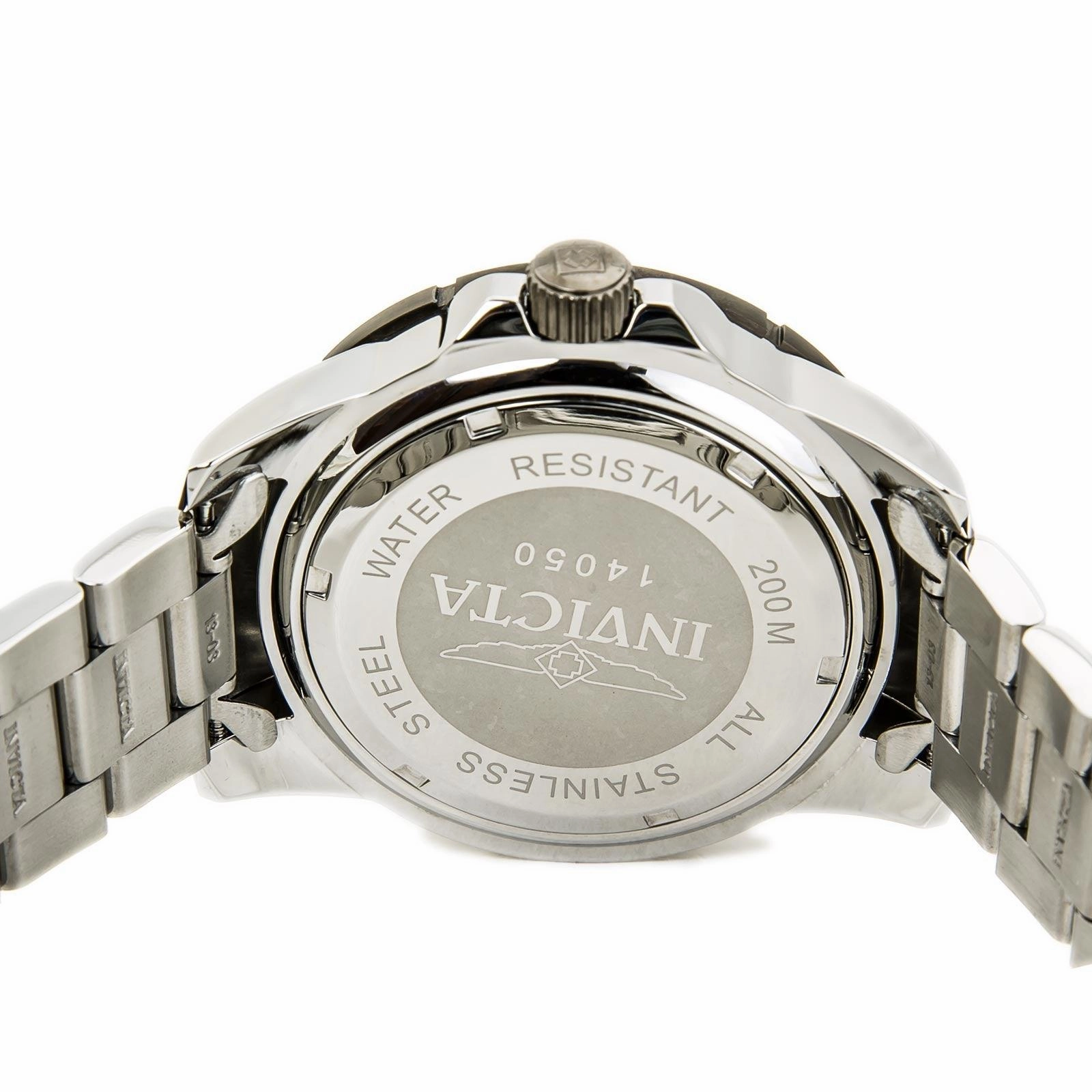 Invicta 14050 Men's Ocean Baron Pro Diver Gunmetal Bezel Gunmetal Dial Steel Bracelet Dive Watch