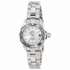 Invicta 14985 Women's Pro Diver Silver Dial Stainless Steel Bracelet Dive Watch
