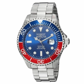 Invicta 22823 Men's Pro Diver Blue Dial Steel Bracelet Dive Watch