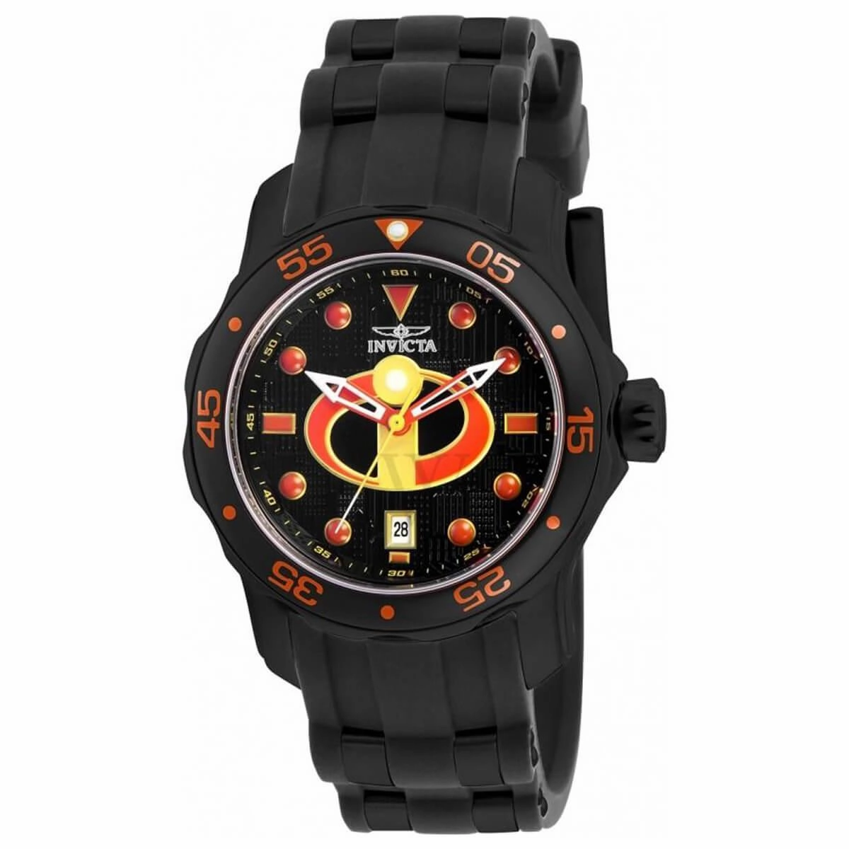 Invicta 26856 Women's Disney Black Dial Strap Quartz Watch
