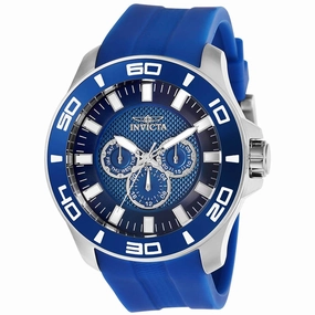 Invicta 28003 Men's Pro Diver Blue Dial Strap Chronograph Watch