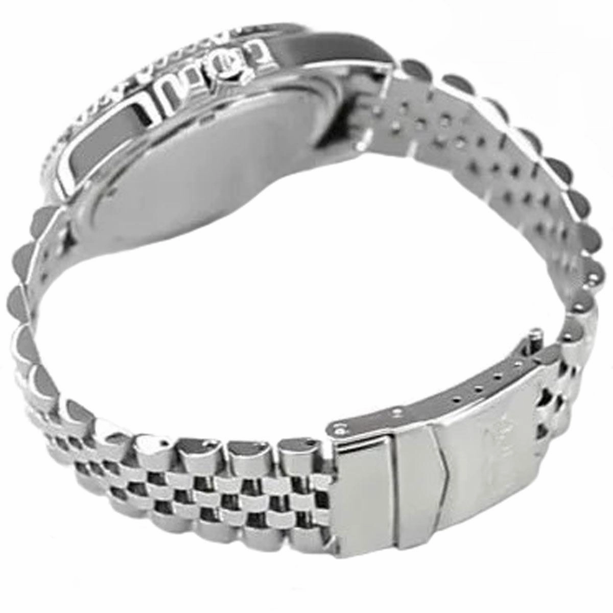 Invicta 30609 Men's Pro Diver Black Dial Silver Tone Bracelet Watch