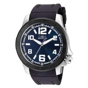 Invicta 30703 Men's Specialty Silver Tone Case Blue Dial Watch