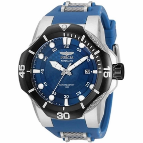Invicta Men's Automatic Watch - Bolt Blue and Silver Tone Strap | 31181
