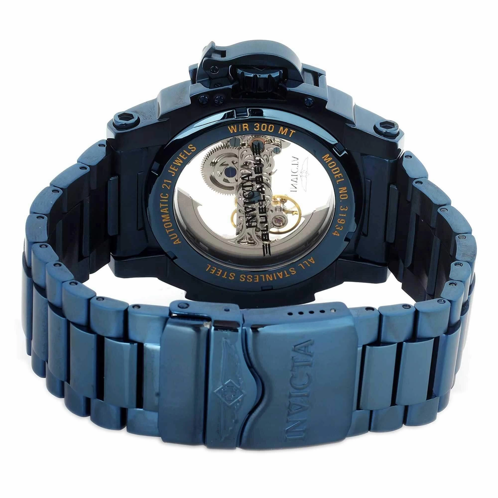 Invicta Men's Automatic Watch - Coalition Forces Dark Blue Case and Bracelet | 31934