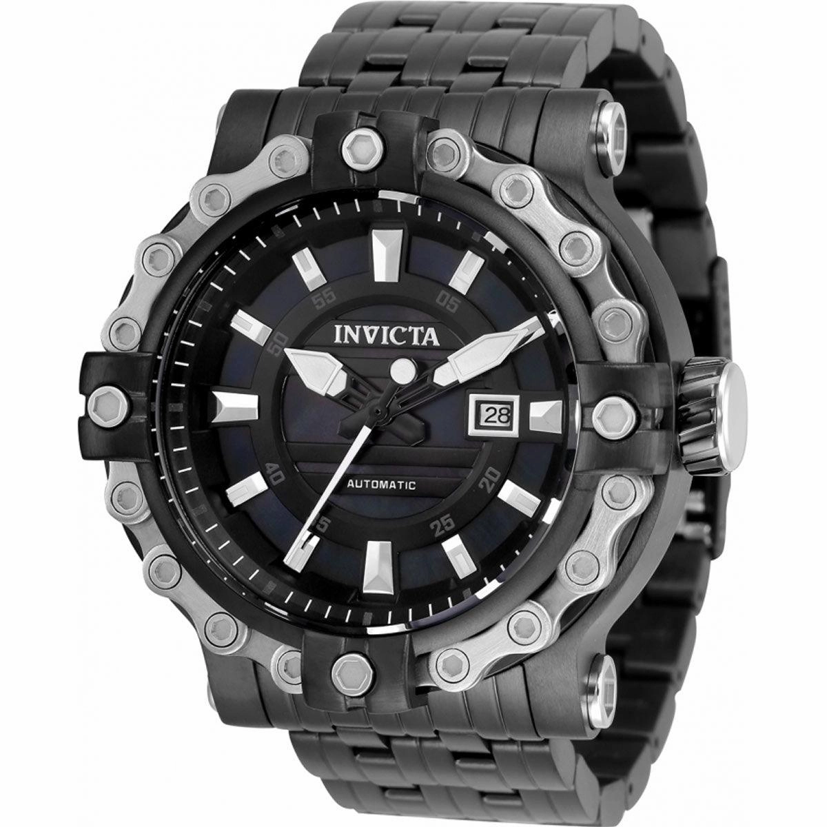 Invicta Men's Automatic Watch - Excursion Black Dial Stainless Steel Bracelet | 35181