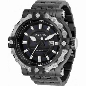 Invicta Men's Automatic Watch - Excursion Black Dial Stainless Steel Bracelet | 35181