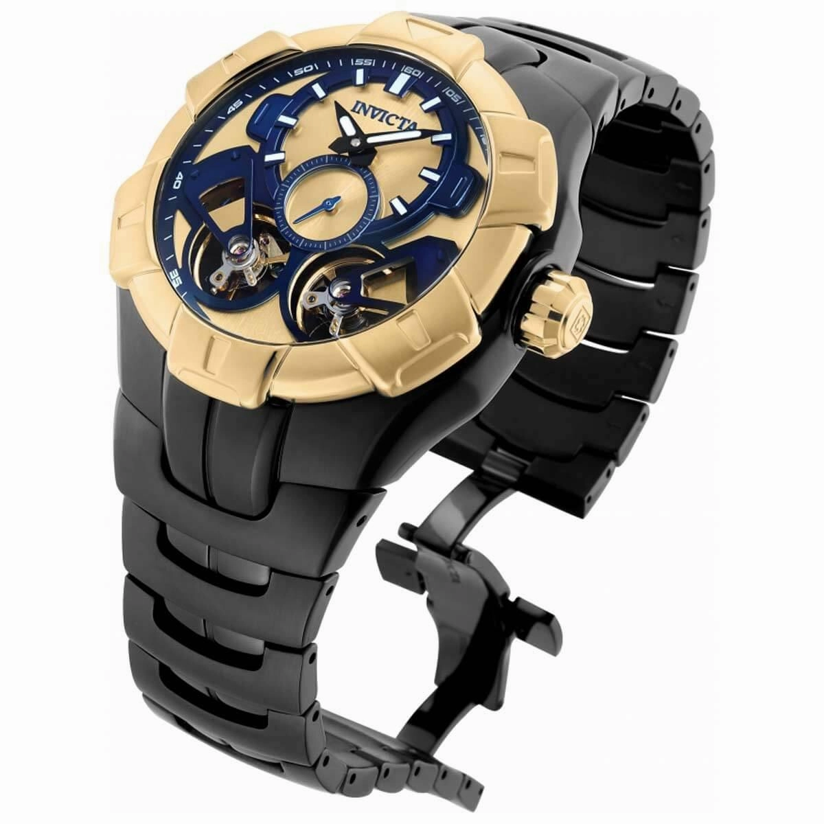Invicta Men's Automatic Watch - Hydromax Champagne Dial Gold Tone Bezel | 34562
