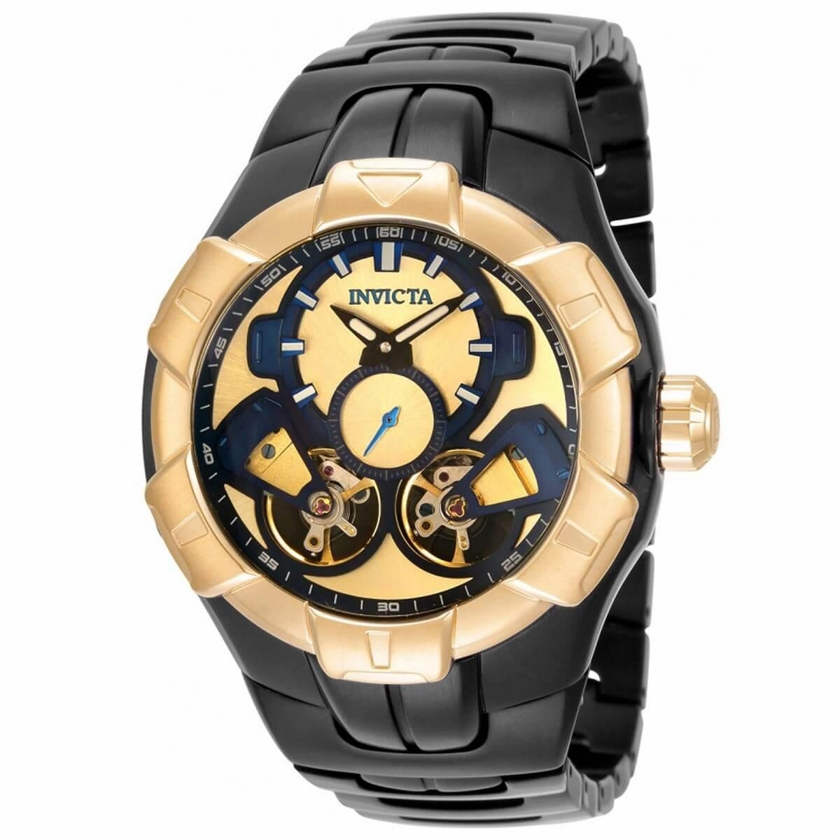 Invicta Men's Automatic Watch - Hydromax Champagne Dial Gold Tone Bezel | 34562