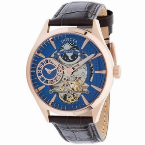 Invicta Men's Automatic Watch - Objet D Art Brown Leather Strap | 30445
