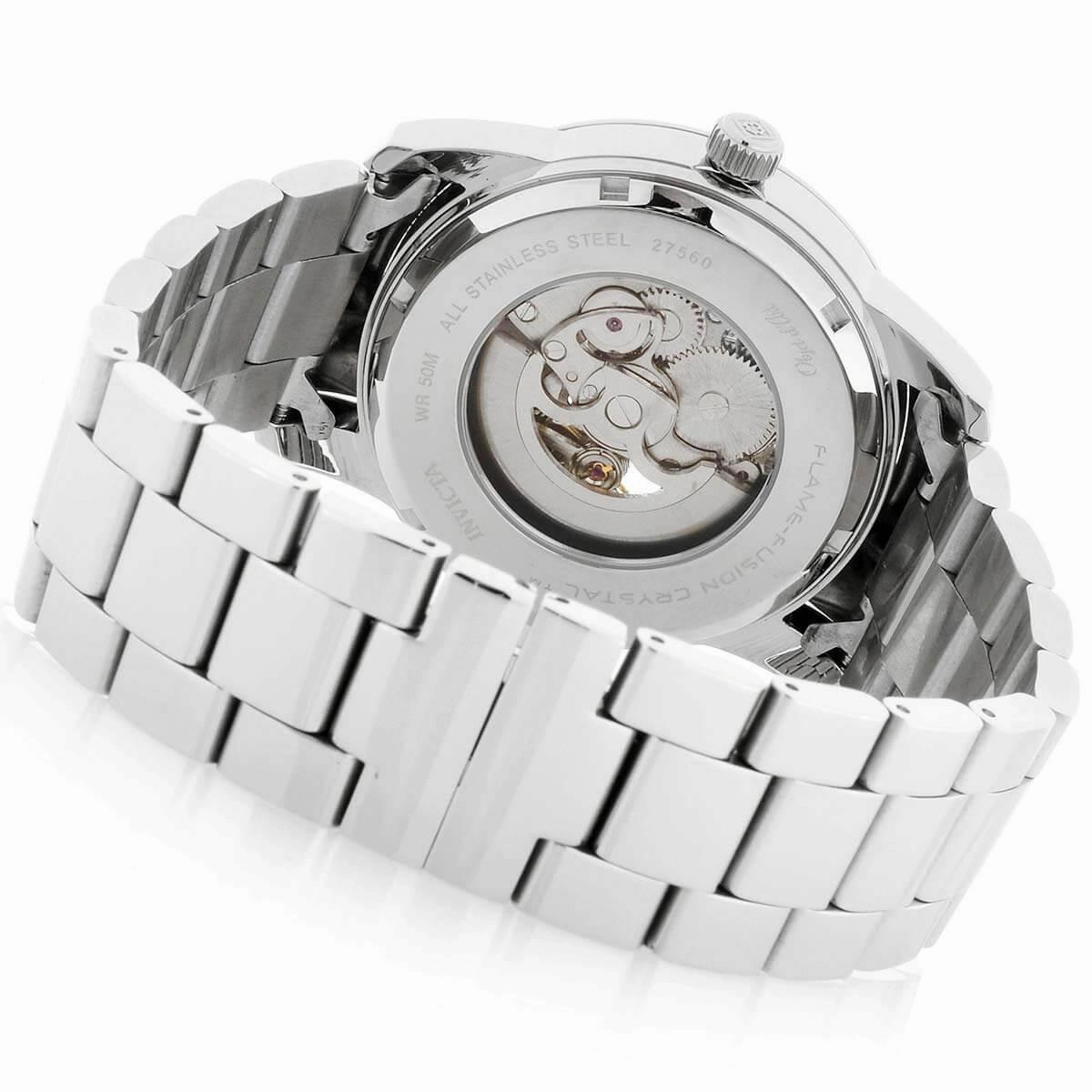 Invicta Men's Automatic Watch - Objet D Art Silver Tone Dial Bracelet | 27560