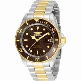 Invicta Men's Automatic Watch - Pro Diver Desert Sand Dial Date SS Bracelet| 35701